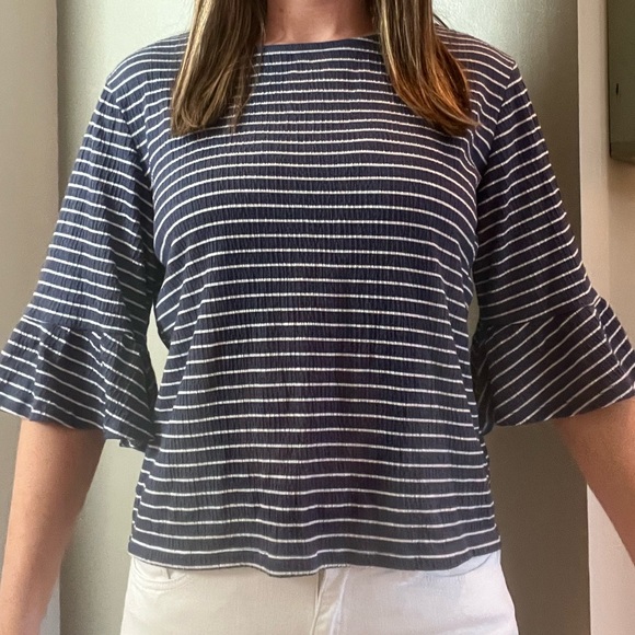 OLD NAVY Striped Quarter Sleeve Top | XS - Picture 5 of 5